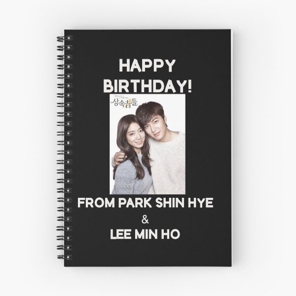 Item preview, Happy Birthday From Park Shin Hye + Lee Min Ho designed and sold by kpopkdramamerch.