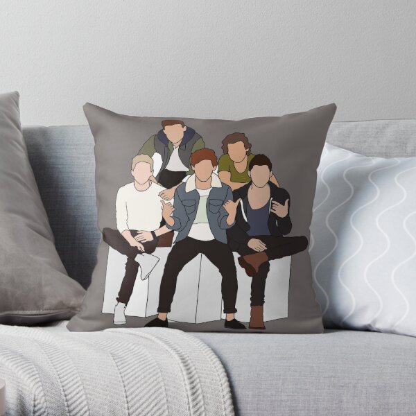 One Direction Throw Pillow by Vaustine Nastiti - Fine Art America