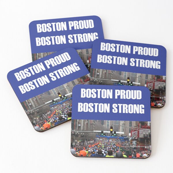 Artikelvorschau, Boston Marathon Boston stark (weißer Text) entworfen und verkauft von TWCreation.