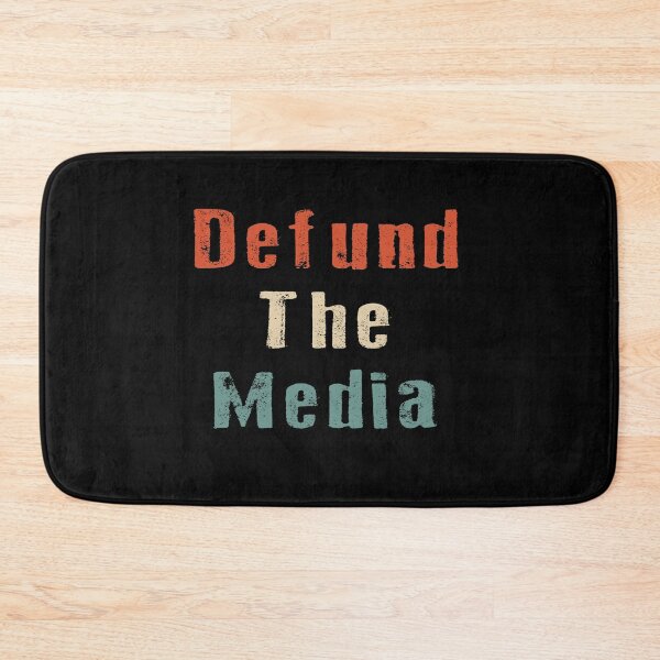Item preview, Retro vintage defund the media designed and sold by AnimaLovers.