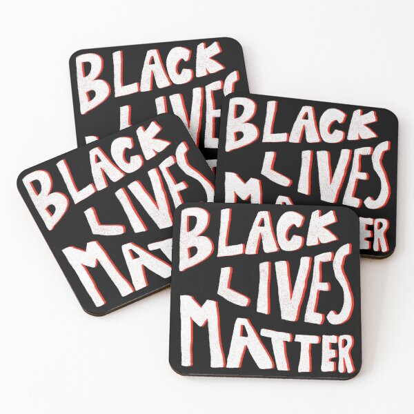 Item preview, Black White Red Black Lives Matter designed and sold by wordznart.