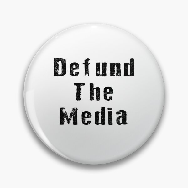 Item preview, Retro vintage defund the media designed and sold by AnimaLovers.
