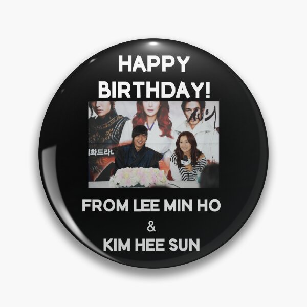 Item preview, Happy Birthday From Lee Min Ho + Kim Hee Sun  designed and sold by kpopkdramamerch.