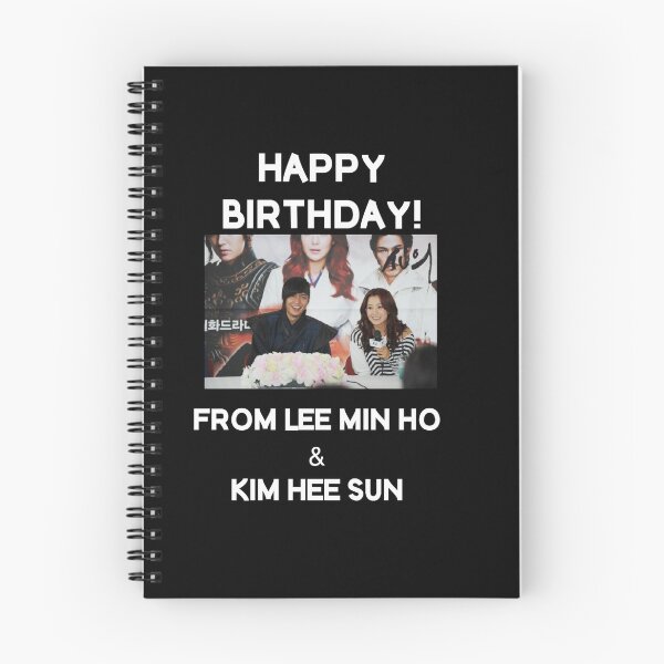 Item preview, Happy Birthday From Lee Min Ho + Kim Hee Sun  designed and sold by kpopkdramamerch.