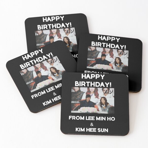 Item preview, Happy Birthday From Lee Min Ho + Kim Hee Sun  designed and sold by kpopkdramamerch.