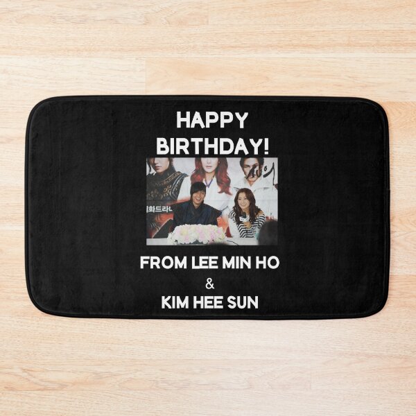 Item preview, Happy Birthday From Lee Min Ho + Kim Hee Sun  designed and sold by kpopkdramamerch.
