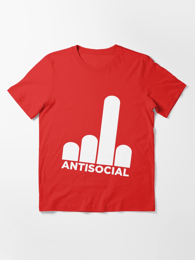 Alternate view of Antisocial Essential T-Shirt