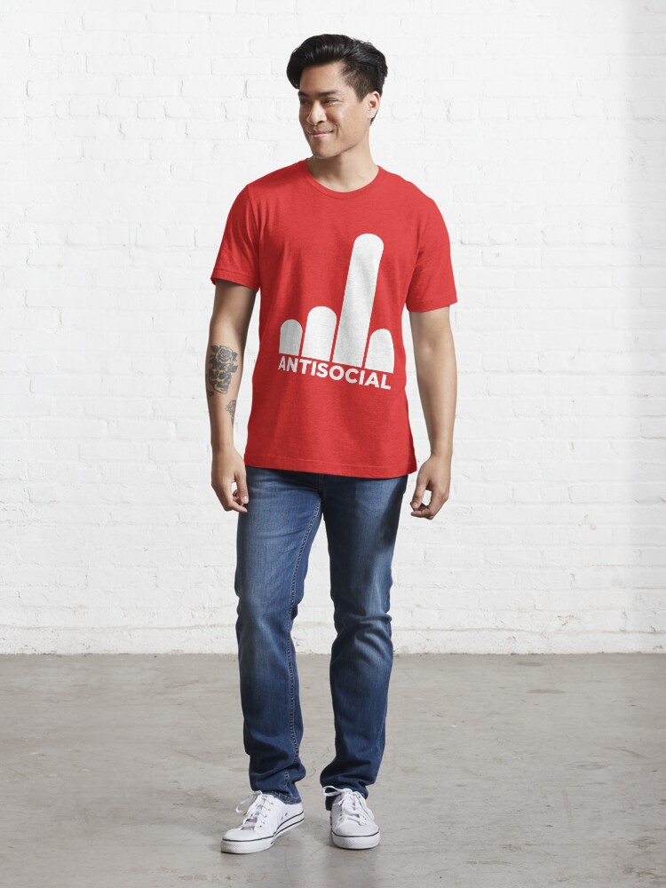 Alternate view of Antisocial Essential T-Shirt