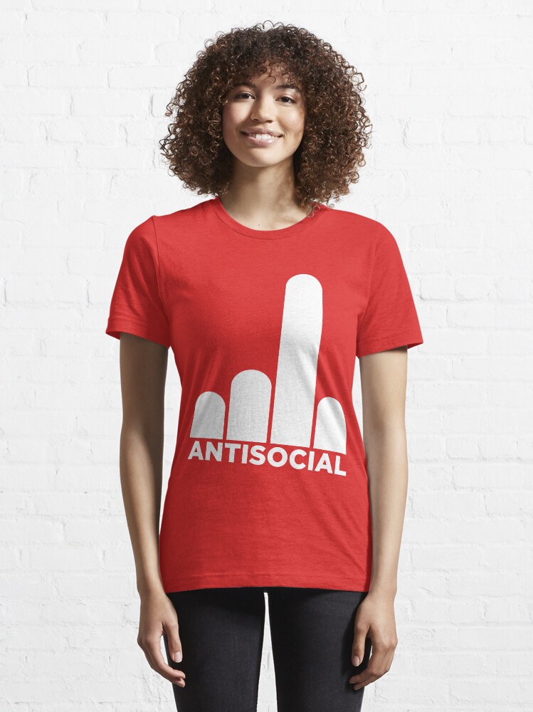 Alternate view of Antisocial Essential T-Shirt