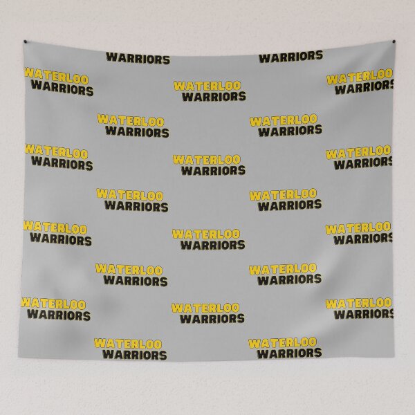 Item preview, Waterloo Warriors - Black and Gold designed and sold by Jori Reiken.