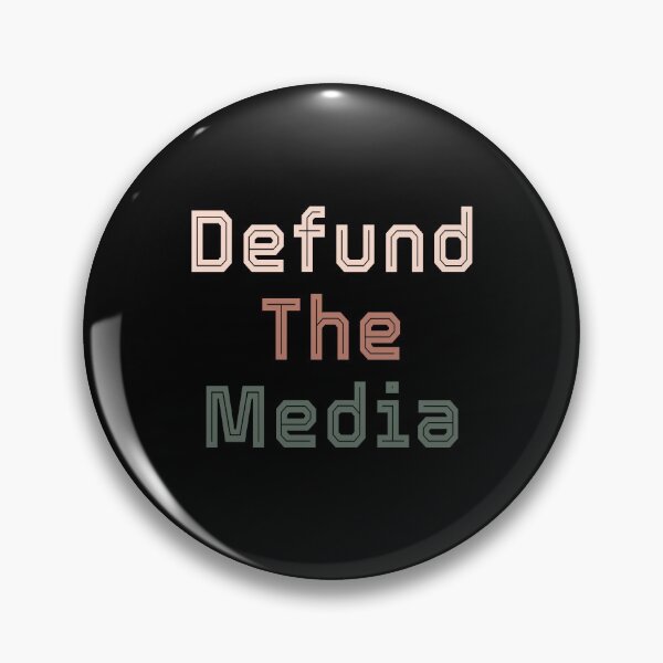 Item preview, Defund the media designed and sold by AnimaLovers.
