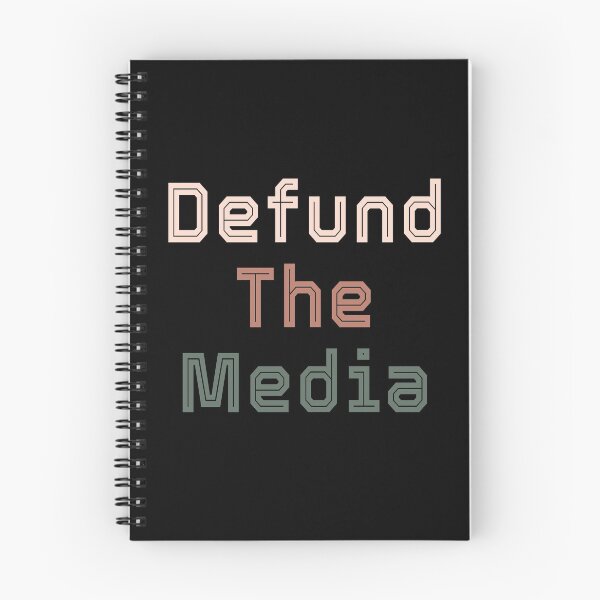 Item preview, Defund the media designed and sold by AnimaLovers.