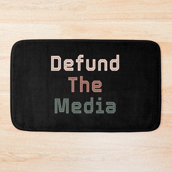 Item preview, Defund the media designed and sold by AnimaLovers.