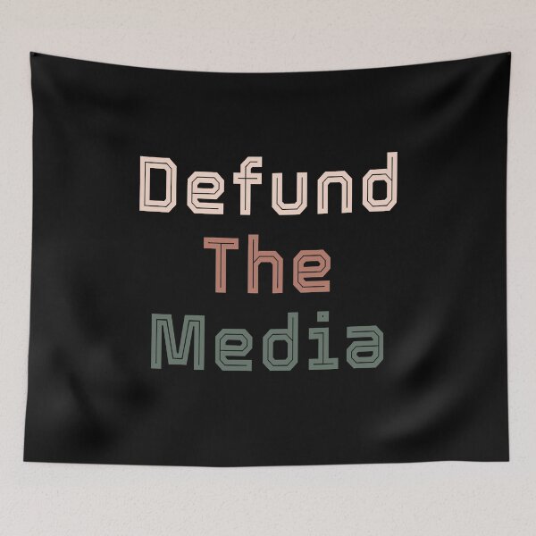 Item preview, Defund the media designed and sold by AnimaLovers.