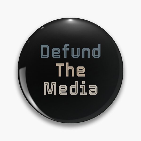 Item preview, Defund the media designed and sold by AnimaLovers.