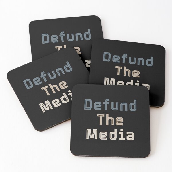 Item preview, Defund the media designed and sold by AnimaLovers.
