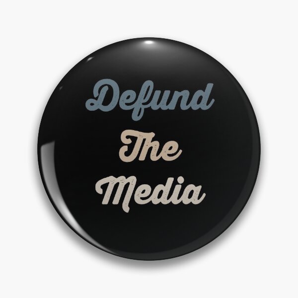 Item preview, Retro vintage defund the media designed and sold by AnimaLovers.