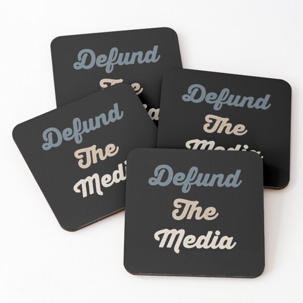 Item preview, Retro vintage defund the media designed and sold by AnimaLovers.