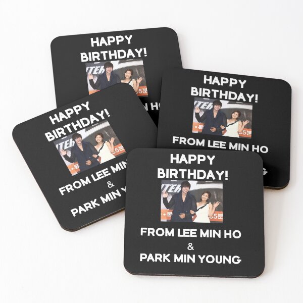 Item preview, Happy Birthday From Lee Min Ho + Park Min Young designed and sold by kpopkdramamerch.