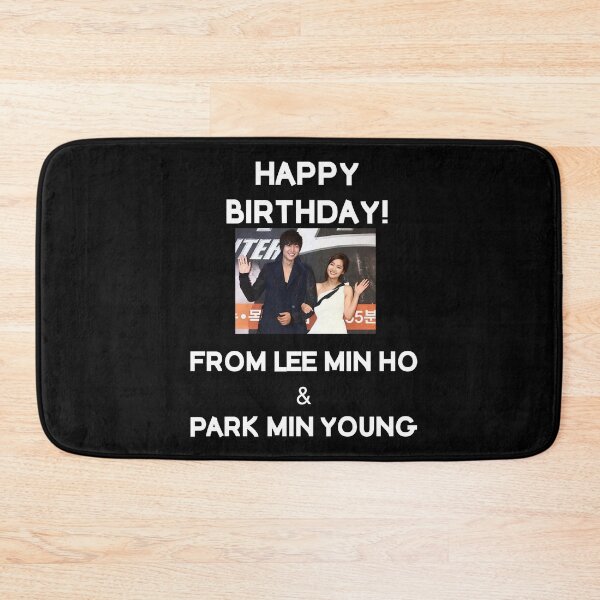 Item preview, Happy Birthday From Lee Min Ho + Park Min Young designed and sold by kpopkdramamerch.
