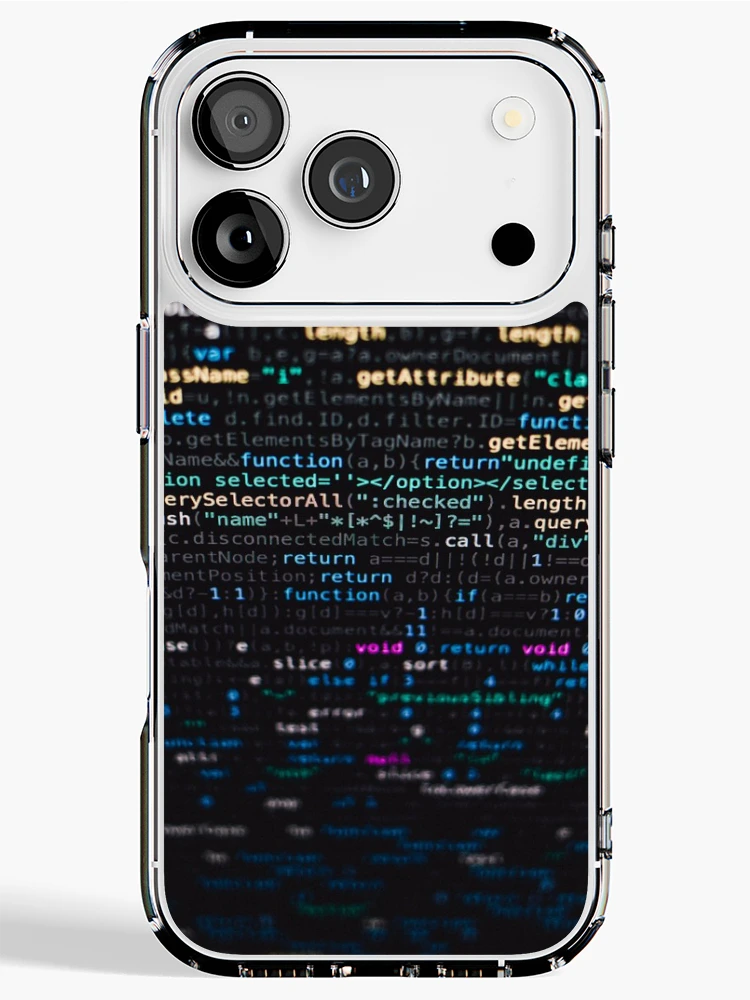 Thumbnail 1 of 5, iPhone Case, Coding Wallpaper Design designed and sold by ZayedDesigns.