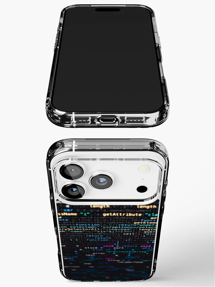 Thumbnail 3 of 5, iPhone Case, Coding Wallpaper Design designed and sold by ZayedDesigns.
