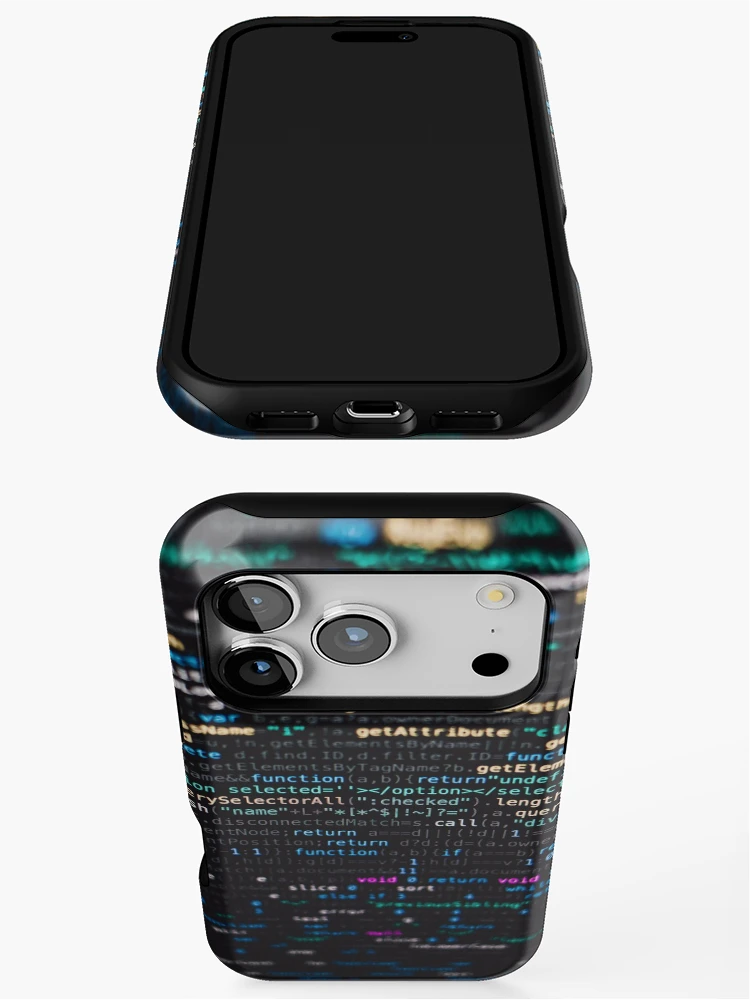 Thumbnail 3 of 4, iPhone Case, Coding Wallpaper Design designed and sold by ZayedDesigns.