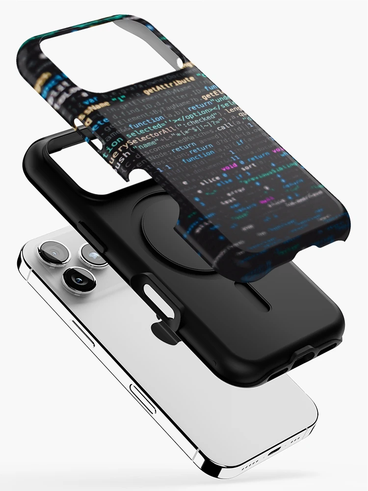 Thumbnail 2 of 4, iPhone Case, Coding Wallpaper Design designed and sold by ZayedDesigns.