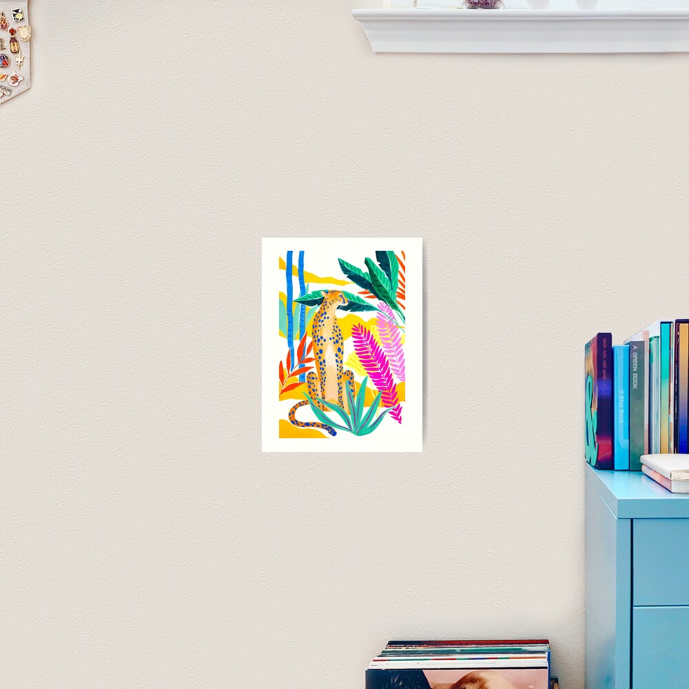 Panther in Jungle Art Print