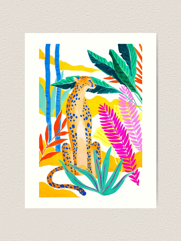 Alternate view of Panther in Jungle Art Print