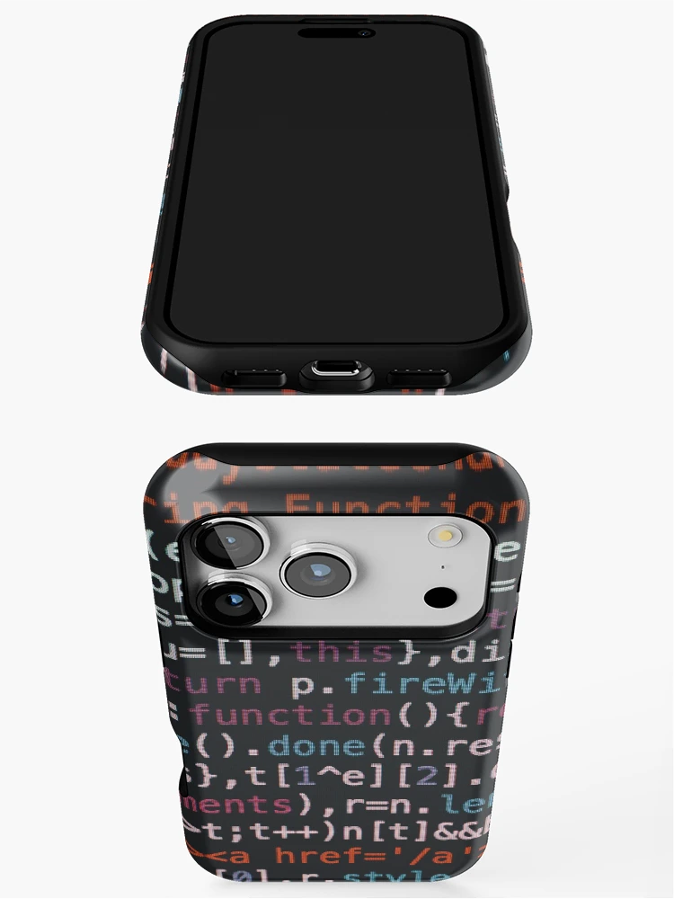Thumbnail 3 of 4, iPhone Case, Coding Wallpaper Design designed and sold by ZayedDesigns.