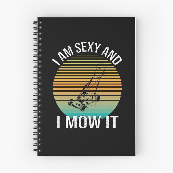 Item preview, I'm Sexy and I Mow it Retro Vintage Funny Lawn Care Gift designed and sold by 2MDesign.