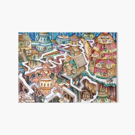 Teapot Maze Art Board Print
