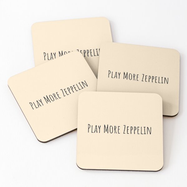 Item preview, "play more zeppelin" designed and sold by Feel-GoodPrints.