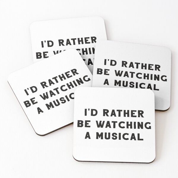 Item preview, I'd Rather Be Watching A Musical designed and sold by teesaurus.