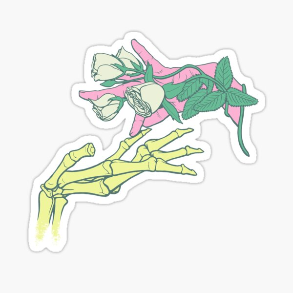 Hand of Hades - Neon Sticker
