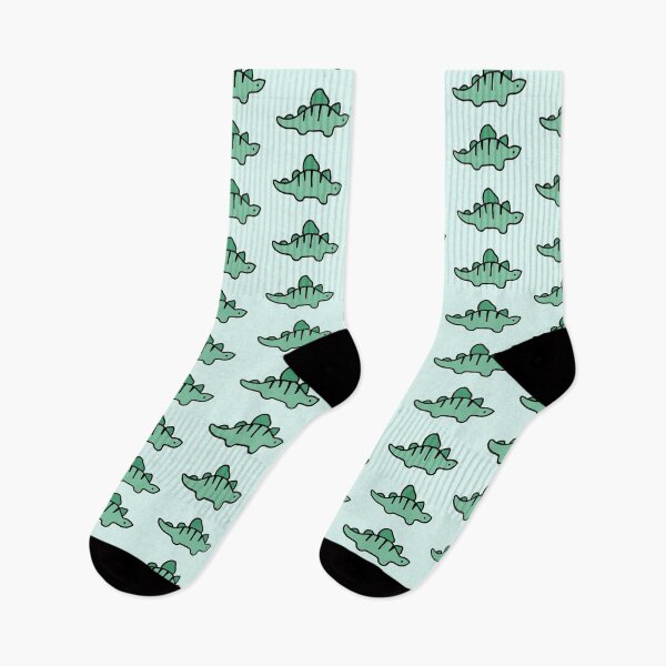 Item preview, Little Turquoise Stegosaurus Dinosaur Cartoon designed and sold by bassoongirl123.