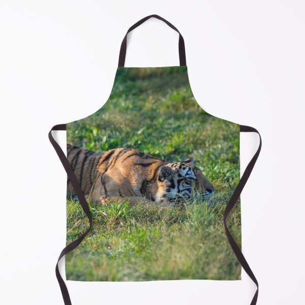 Item preview, Siberian Tiger crouching in the grass designed and sold by oz10.