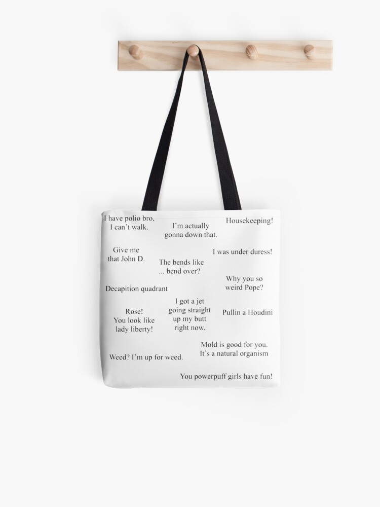 Jj saying housekeeping  Tote Bag for Sale by Ashley0615
