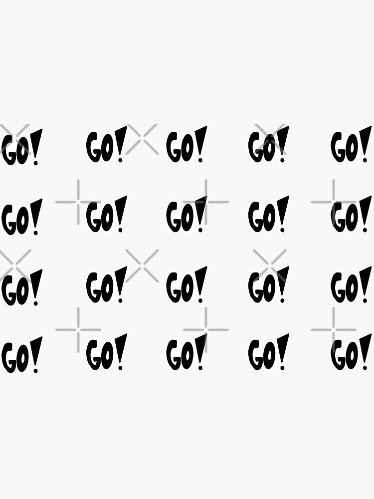 "Go Set " Sticker by notastranger Redbubble