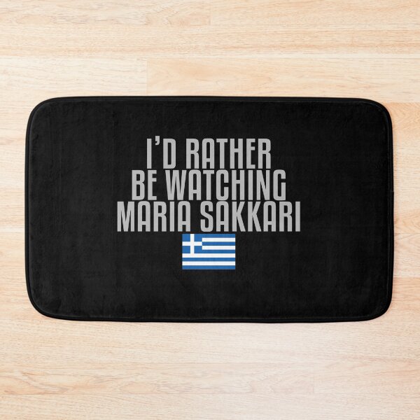 Item preview, I'd rather be watching Maria Sakkari designed and sold by mapreduce.