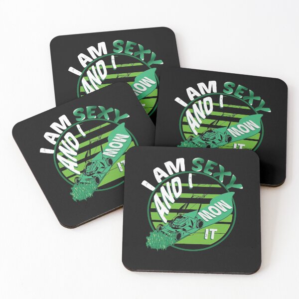 Item preview, I'm Sexy and I Mow it Retro Vintage Funny Lawn Care Gift designed and sold by 2MDesign.