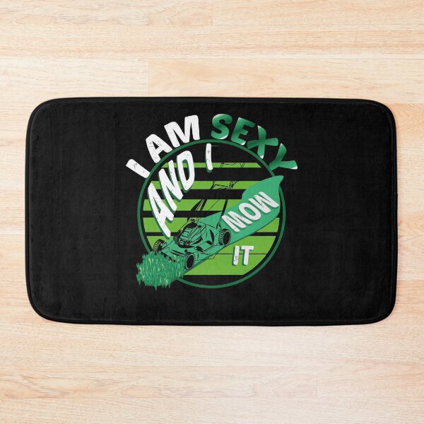 Item preview, I'm Sexy and I Mow it Retro Vintage Funny Lawn Care Gift designed and sold by 2MDesign.