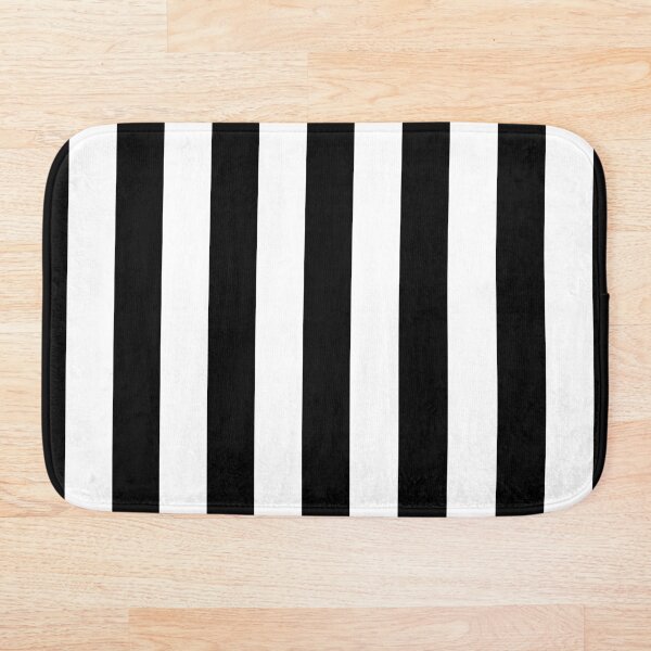 Item preview, Rayas de carpa cabaña en blanco y negro, patrón de árbitro, decoración minimalista moderna, patrón de rayas designed and sold by UDDesign.