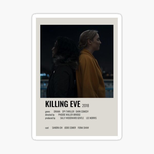 Killing Eve Minimalist Poster Sticker