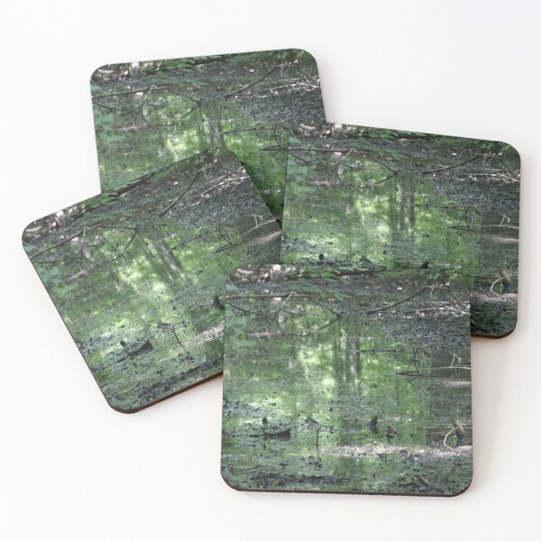 Item preview, Forest reflected in standing water designed and sold by HappyThoughts85.