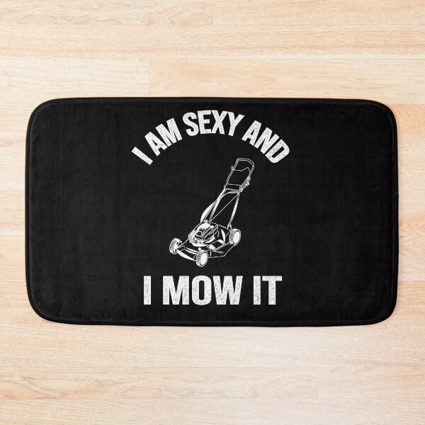 Item preview, I'm Sexy and I Mow it Retro Vintage Funny Lawn Care Gift designed and sold by 2MDesign.