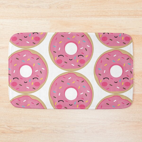Artikelvorschau, rosa Donut kawaii, Donuts, kawaii Donuts entworfen und verkauft von Terevela.