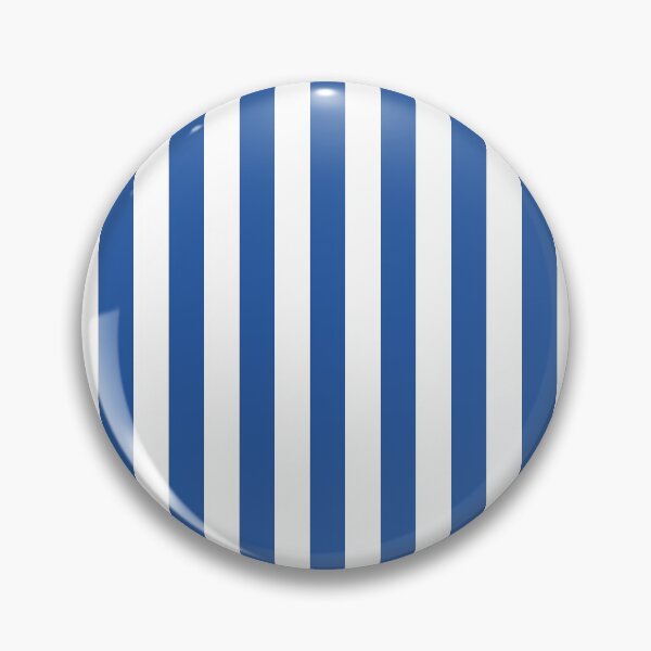 Artikelvorschau, Blaue und weiße Cabana Zeltstreifen, modernes Minimaldekor, Streifenmuster entworfen und verkauft von UDDesign.