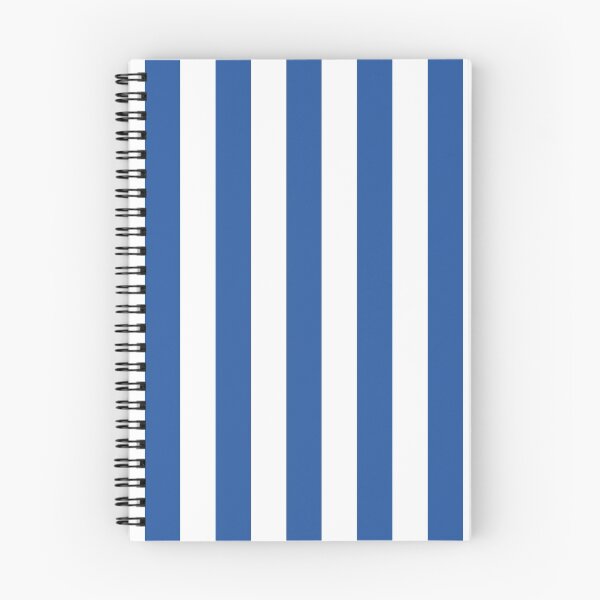 Item preview, Blue and white cabana tent stripes, modern minimal decor, stripes pattern designed and sold by UDDesign.